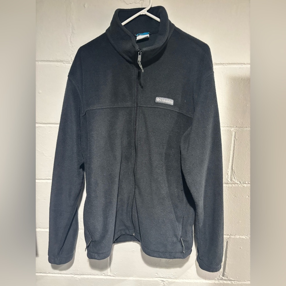 Columbia Black Zip Up Sweater